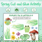Friends on a Water Lily Spring Arts and Crafts Template (downloadable digital product)
