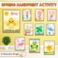 Spring Handprint Activity Booklet (downloadable digital product)