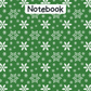 Snowflake A4 Lined Notebook 6 (downloadable digital product)