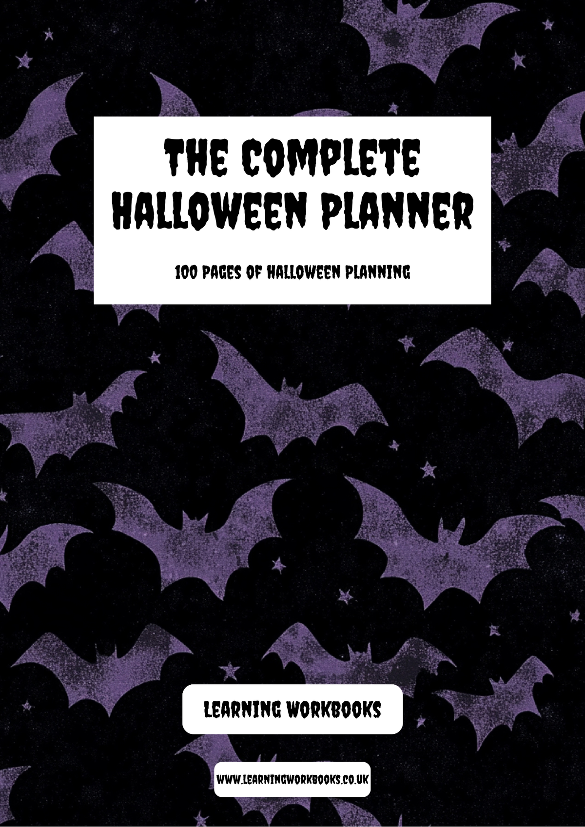 The Complete Halloween Planner / Design 12 / 100 Pages of Printable Halloween Planning Sheets