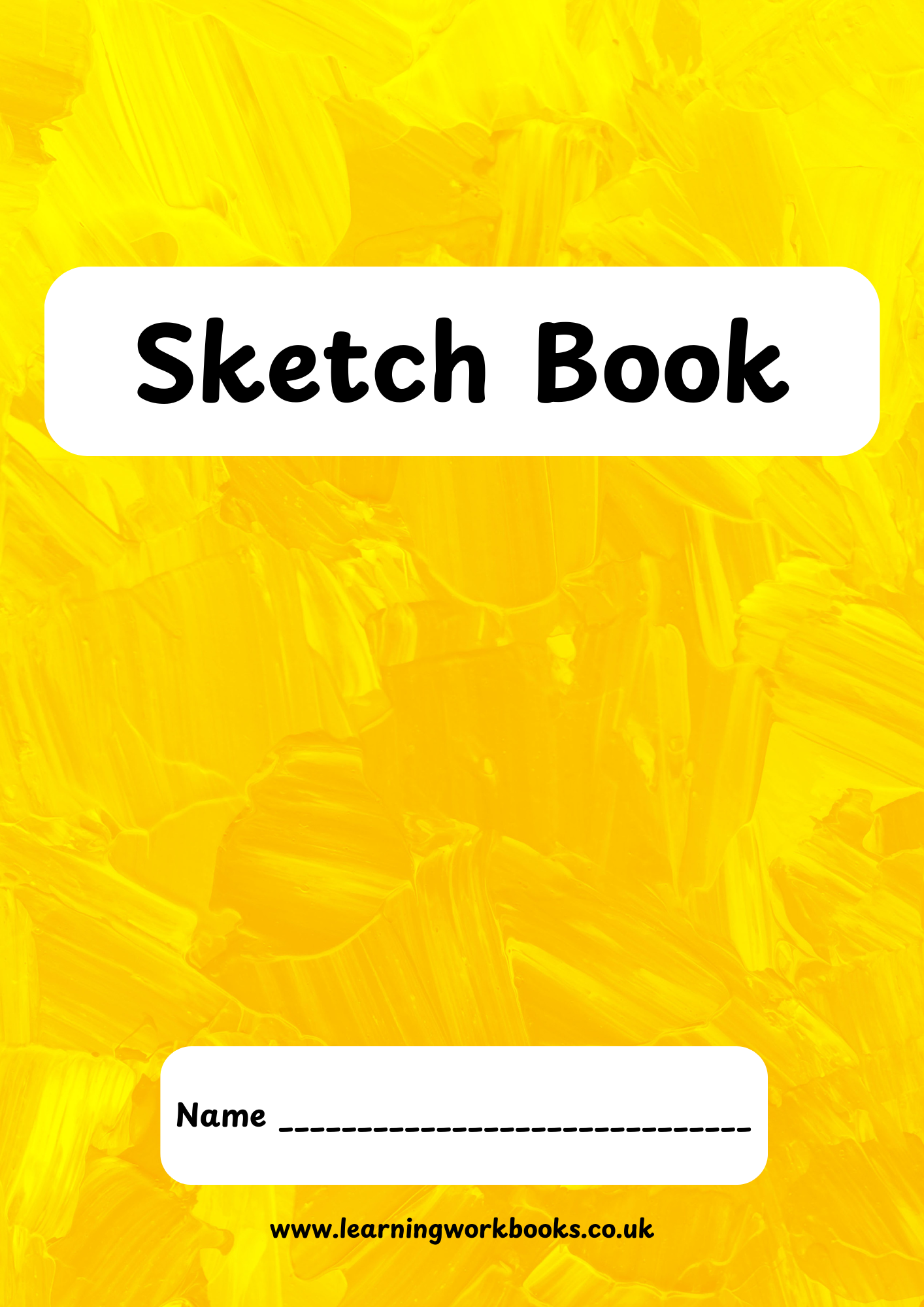 Paintbrush Sketch Book 2 (downloadable digital product)