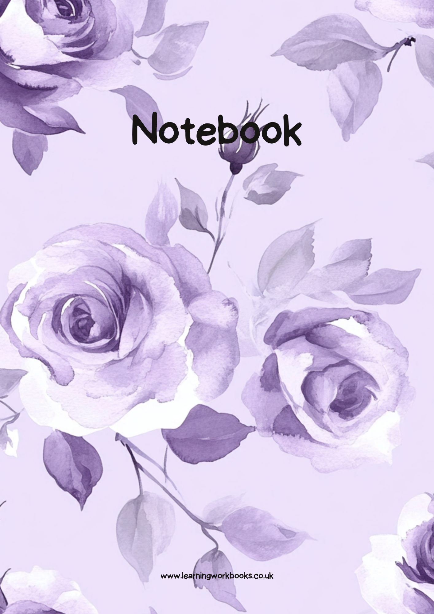 Lavender Rose Notebook 11 (downloadable digital product)