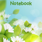 Daisies and Green Leaves A4 Lined Notebook (Downloadable Ebook)