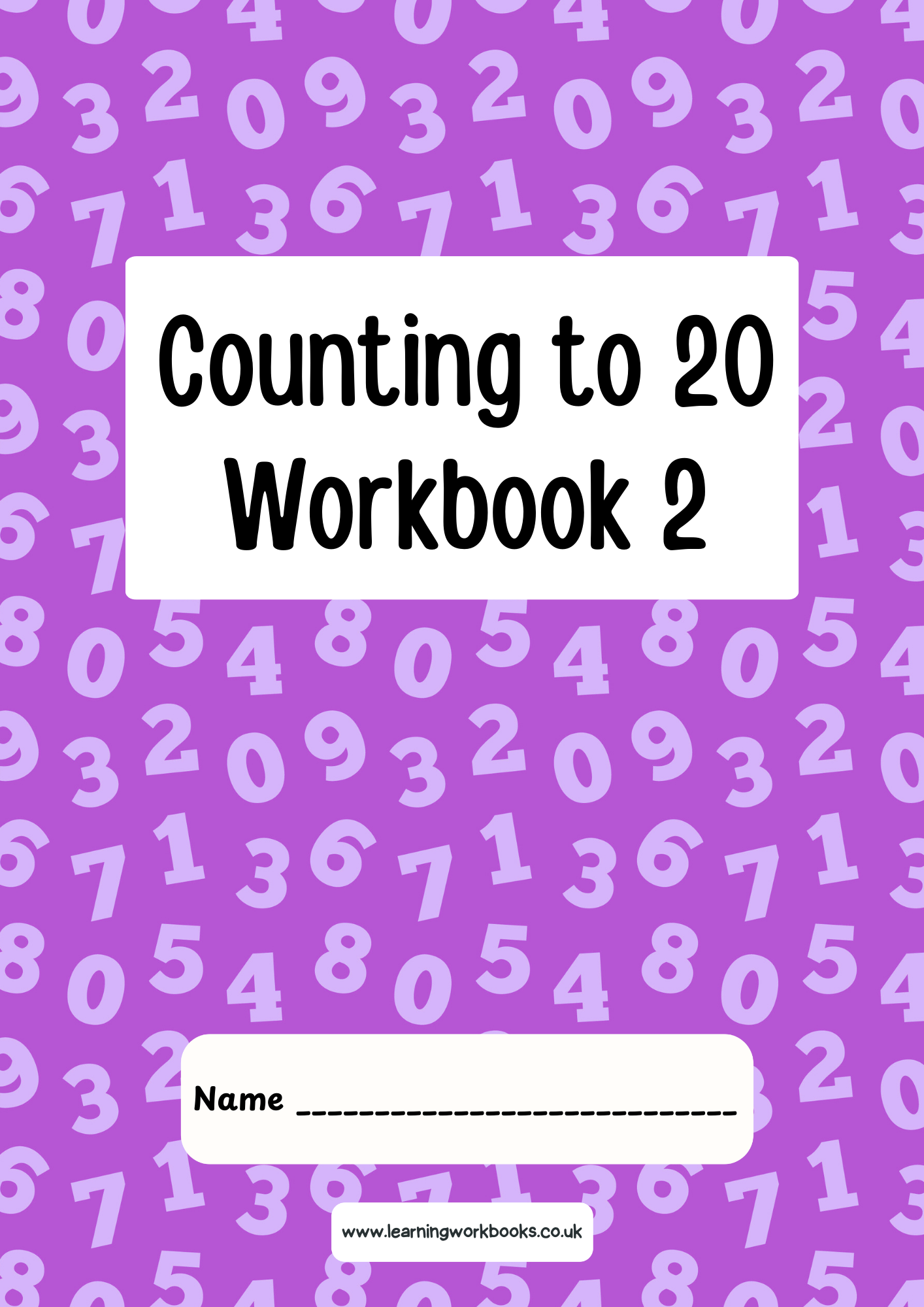 Counting to 20 Workbook 2 (downloadable digital product)