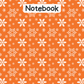 Snowflake A4 Lined Notebook 21 (downloadable digital product)
