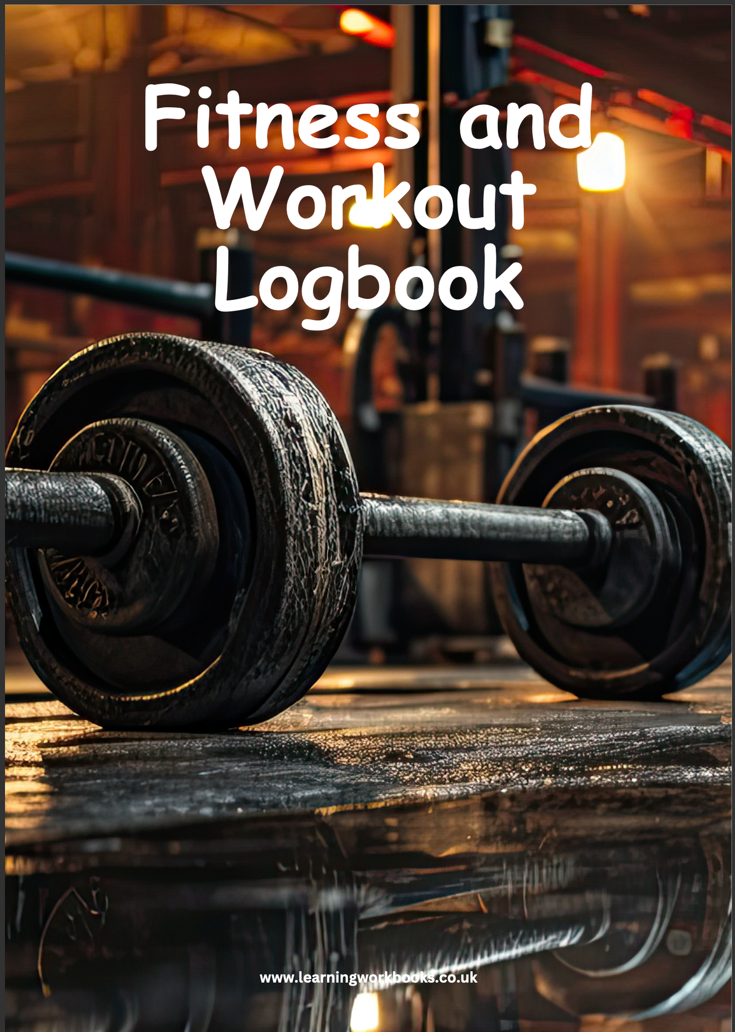 Fitness and Workout Logbook 27 (downloadable digital product)