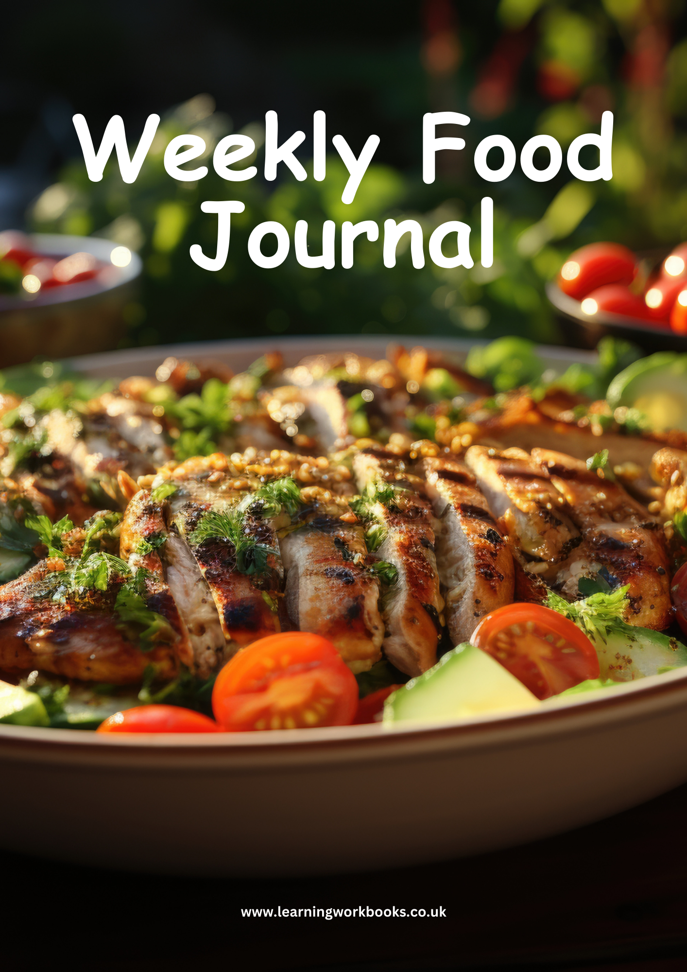 Weekly Food Journal 5 (downloadable digital product)