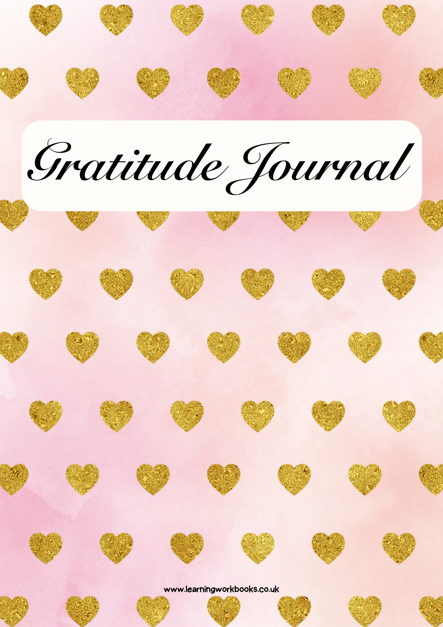 Gold Heart Gratitude Journal 1