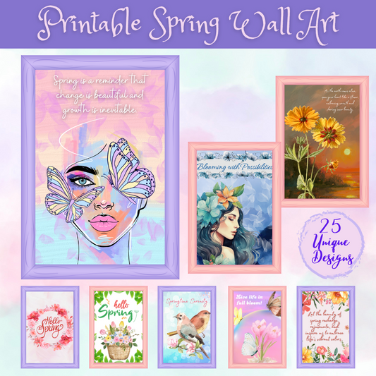 Spring Wall Art (downloadable digital product)