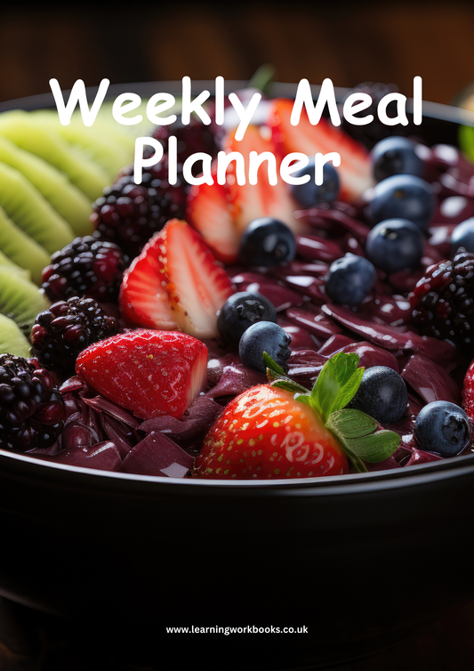 Weekly Meal Planner 4 (downloadable digital product)