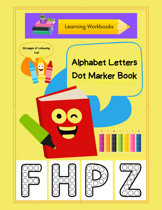 Alphabet Letters Dot Marking Book