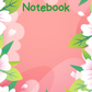 White Flowers with Green Leaves A4 Lined Notebook (Downloadable Ebook)