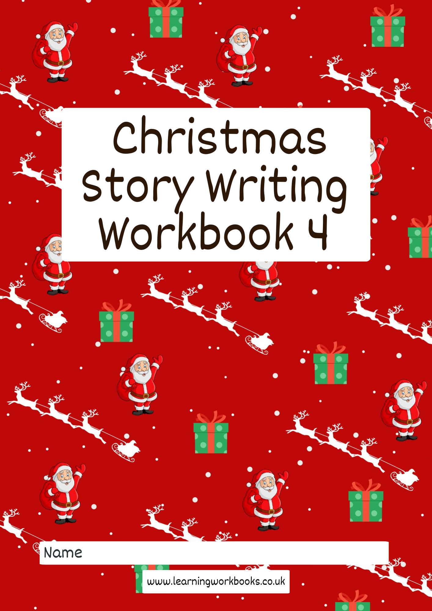 Christmas Story Writing Workbook 4 (downloadable digital product)