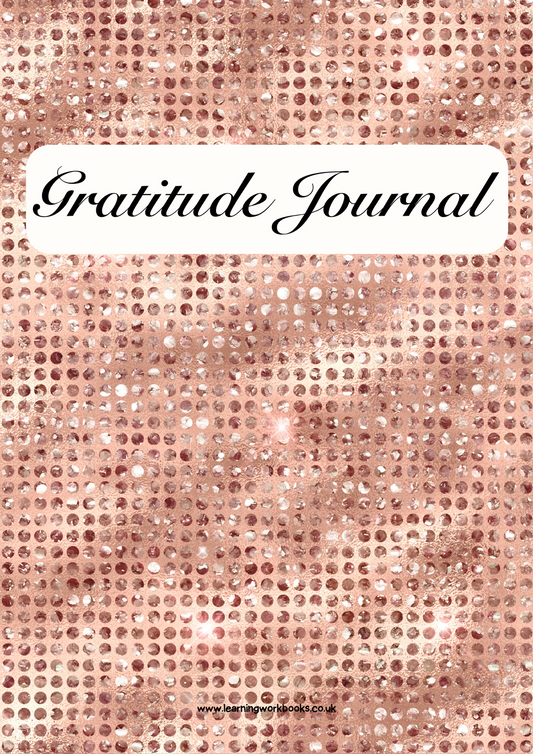 Rose Diamond Stud Gratitude Journal