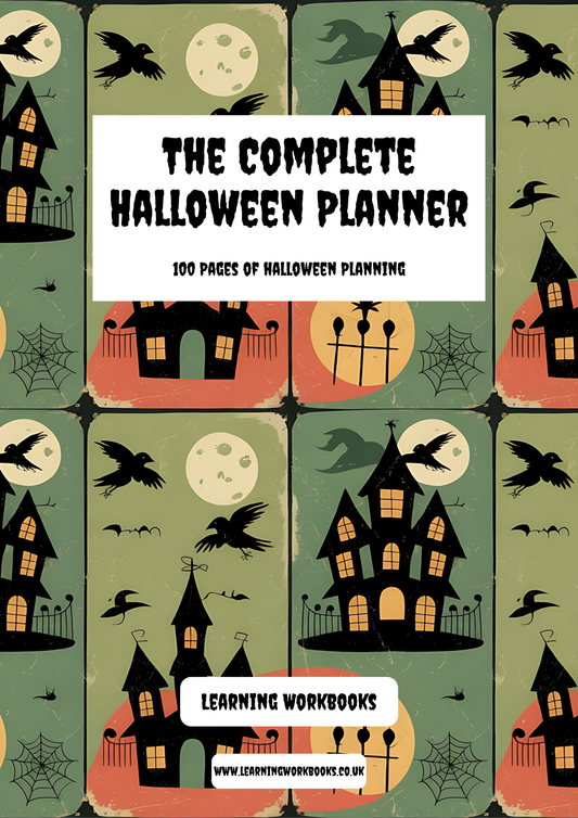 The Complete Halloween Planner / Design 8 / 100 Pages of Printable Halloween Planning Sheets