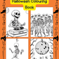 Happy Skeletons Halloween Colouring Book