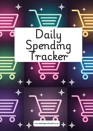 Daily Spending Tracker 1 (downloadable digital product)