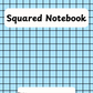 Coloured 10mm Squared Notebook 1 (downloadable digital product)