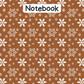 Snowflake A4 Lined Notebook 4 (downloadable digital product)