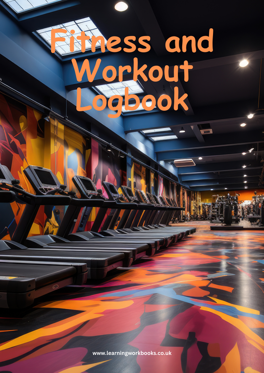 Fitness and Workout Logbook 8 (downloadable digital product)
