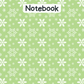Snowflake A4 Lined Notebook 8 (downloadable digital product)
