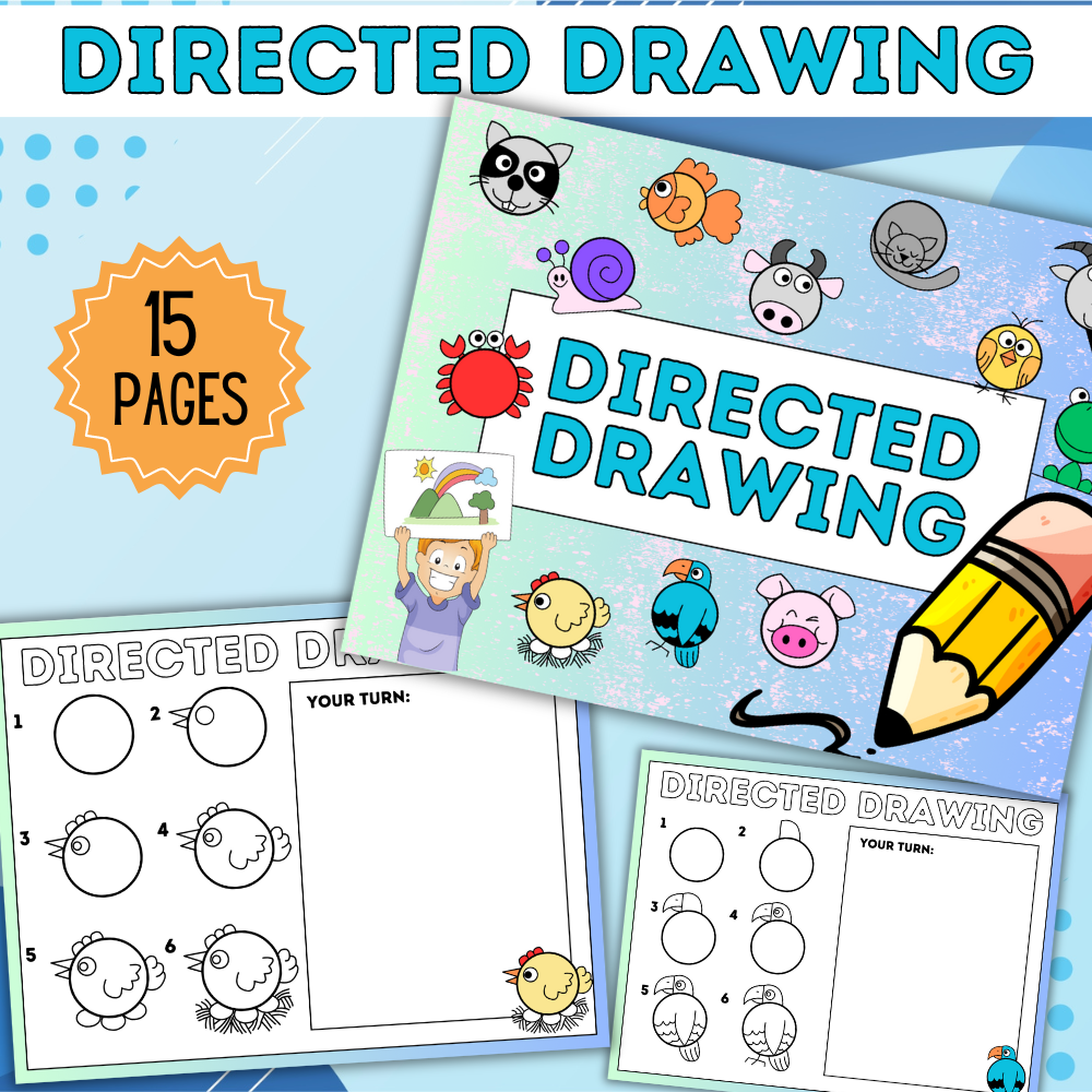 Directed Drawing Art Book (downloadable digital product)