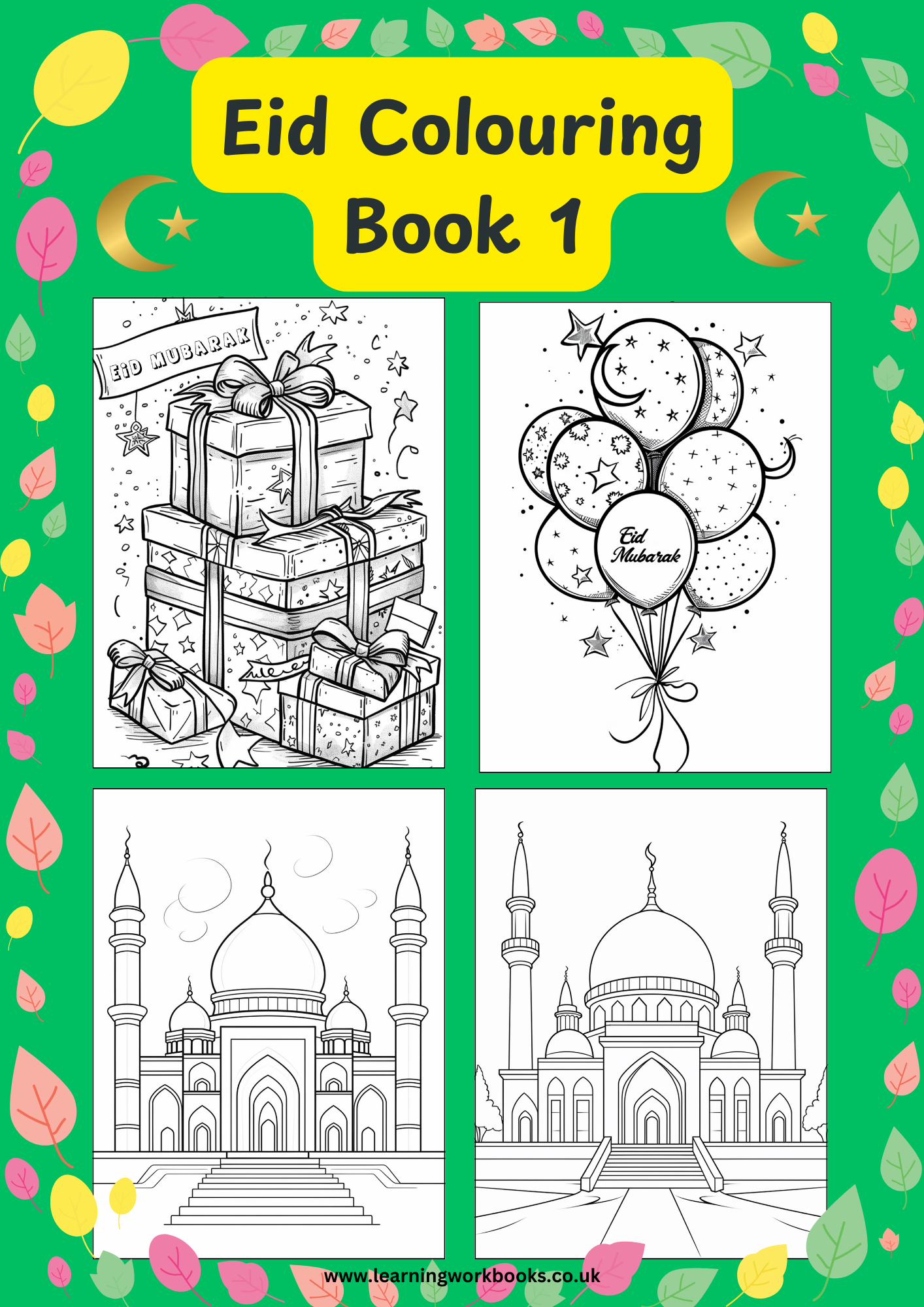 Eid Colouring Book 1 (downloadable digital product)