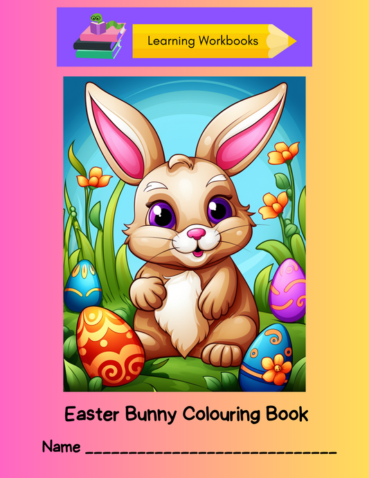 Easter Bunny Colouring Book