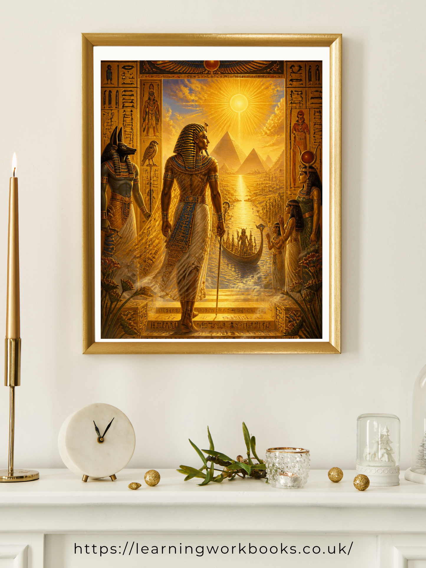 The Pharaoh's Journey into the Afterlife / Ancient Civilisation Printable Art 1 / Premium Printable Digital Download