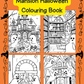 Kawaii Haunted Mansion Halloween Colouring Book