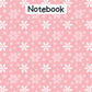 Snowflake A4 Lined Notebook 22 (downloadable digital product)