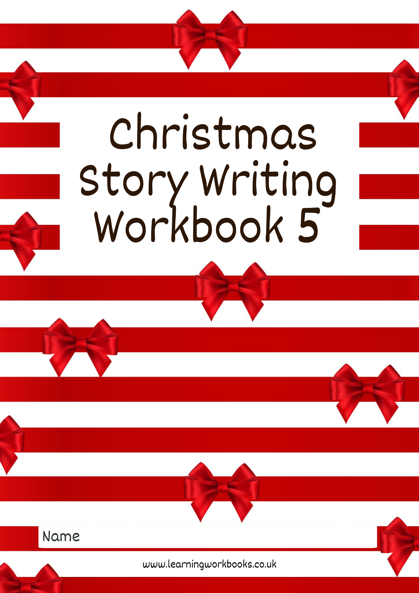 Christmas Story Writing Workbook 5 (downloadable digital product)