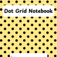 Polka 9mm Squared Black Dot Grid Notebook 1 (downloadable digital product)