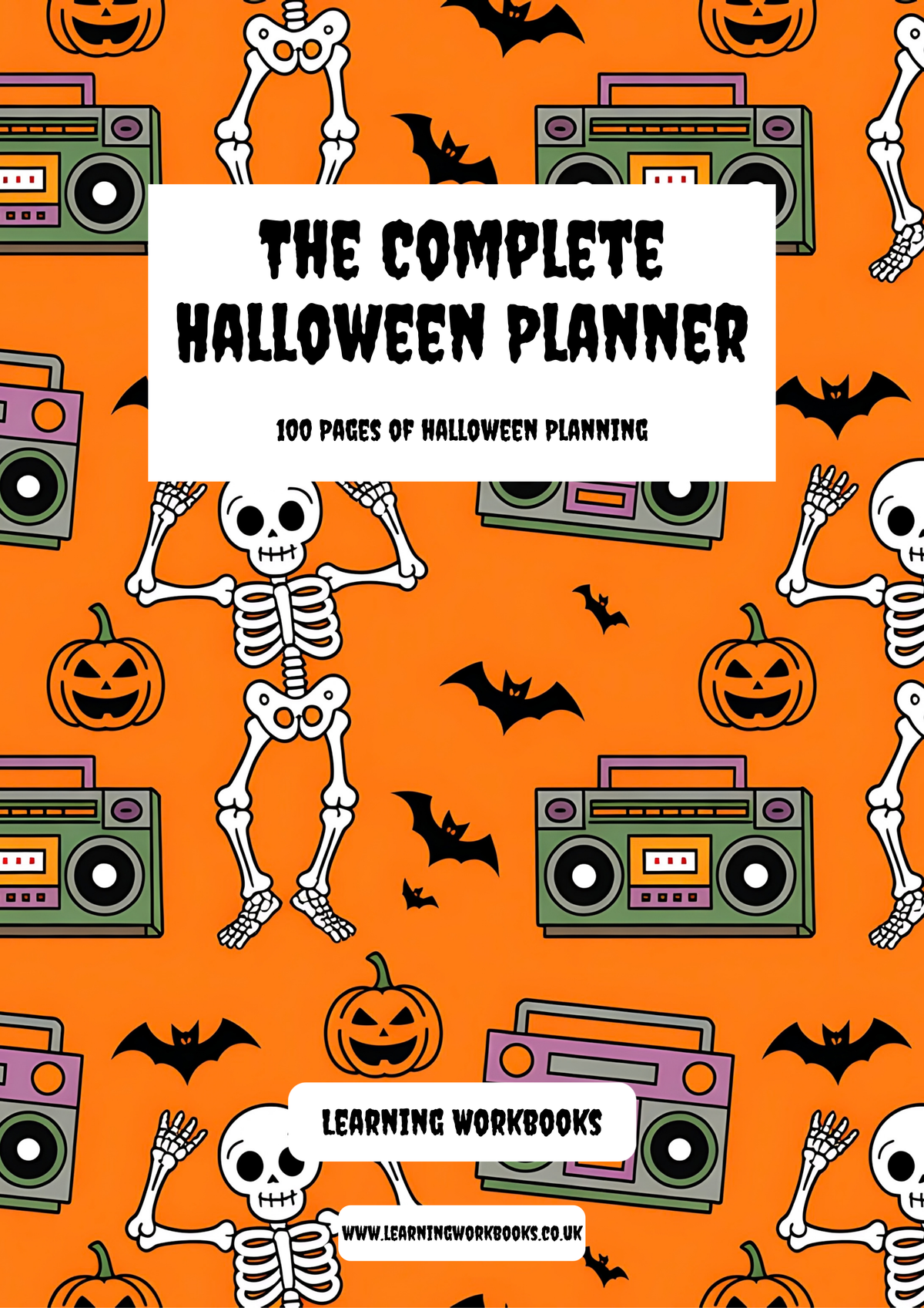 The Complete Halloween Planner / Design 2 / 100 Pages of Printable Halloween Planning Sheets