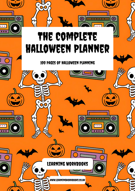 The Complete Halloween Planner / Design 2 / 100 Pages of Printable Halloween Planning Sheets