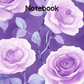 Lavender Rose Notebook 3 (downloadable digital product)