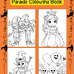 Halloween Costume Parade Colouring Book