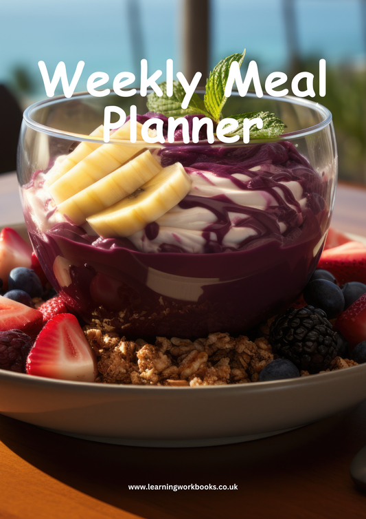 Weekly Meal Planner 9 (downloadable digital product)