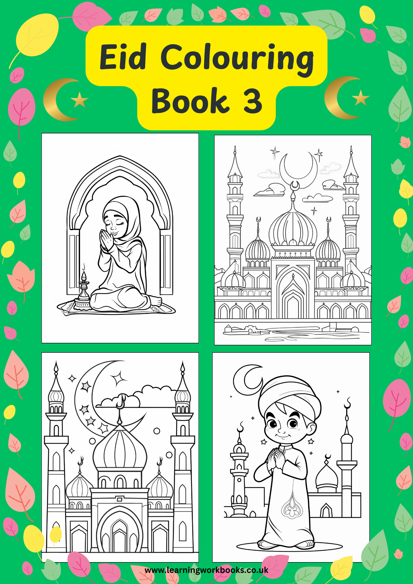 Eid Colouring Book 3 (downloadable digital product)