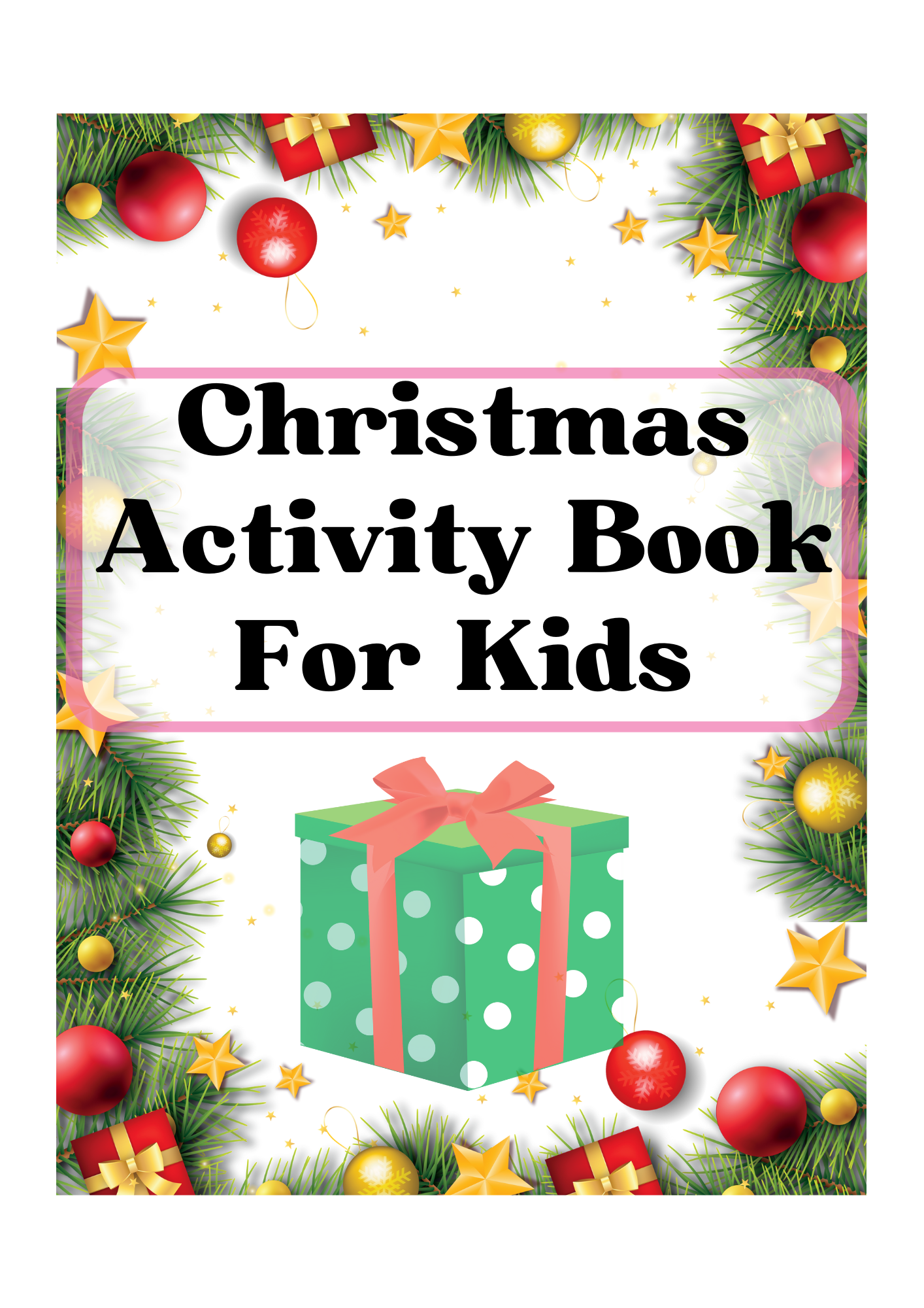 Christmas Activity Book for Kids