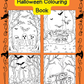 Haunted Forest Halloween Colouring Book