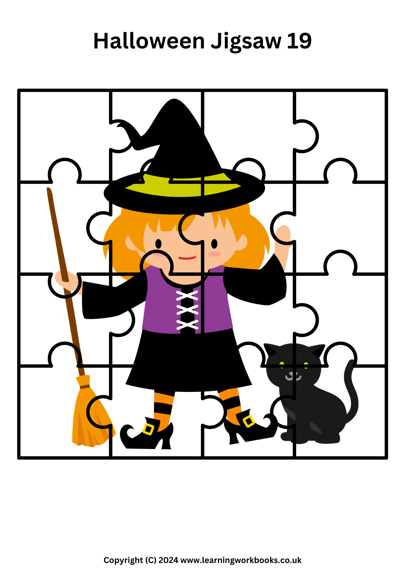 Halloween Jigsaw Book 3 (downloadable digital product)