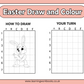 Easter Draw and Colour Book 2