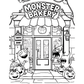 Monster Bakery Halloween Colouring Book