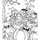 Pumpkin Patch Party Halloween Colouring Book