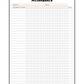 Black, White and Grey Diagonal Zigzag Teacher Planner