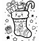 Kawaii Christmas Colouring Book 2 (downloadable digital product)