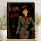 Vintage Art Deco Fashion Illustration / Vintage Women Printable Art 3 / Premium Printable Digital Download / High Resolution for High Quality Printing