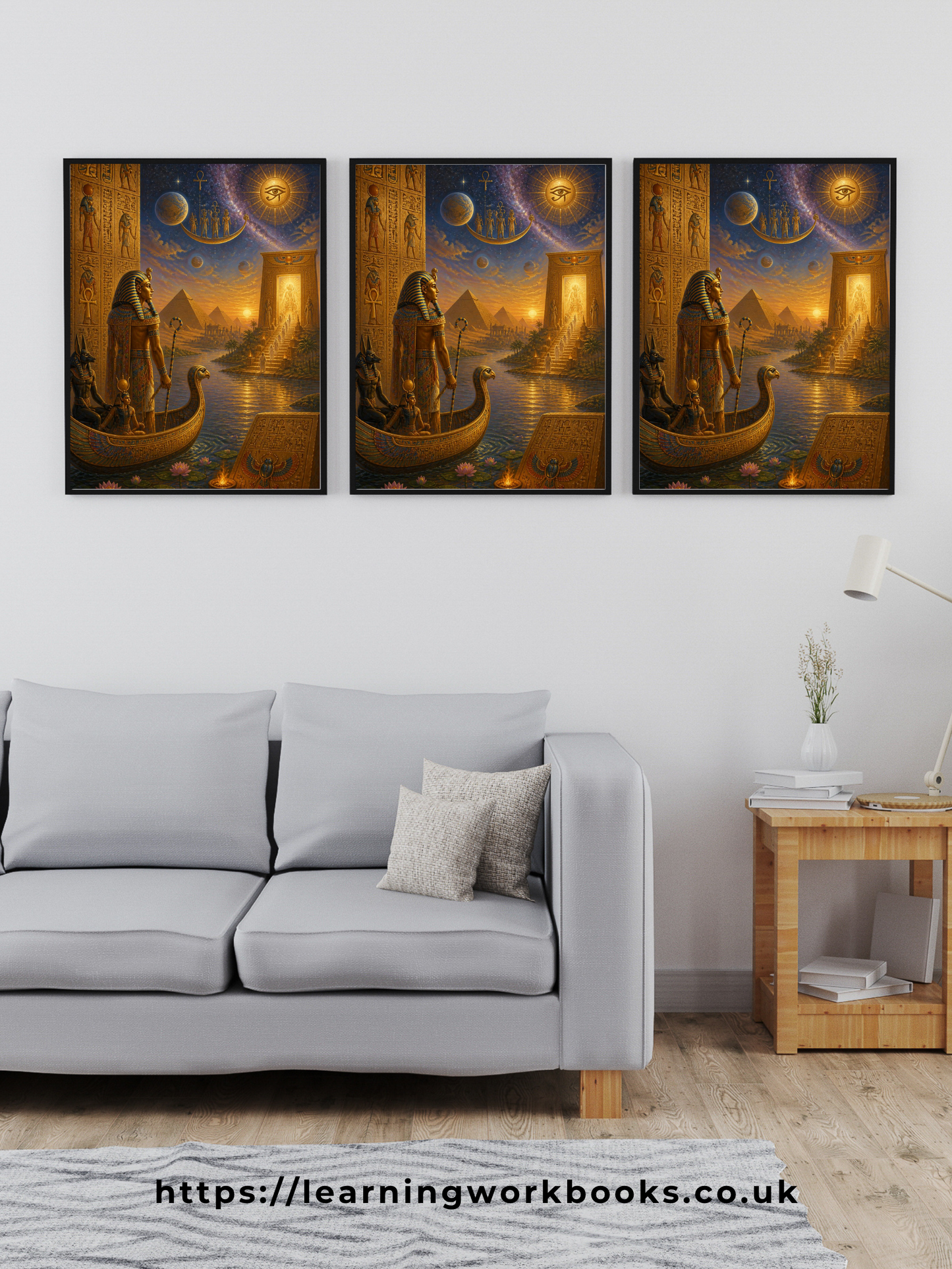 The Pharaoh's Journey into the Afterlife / Ancient Civilisation Printable Art 2 / Premium Printable Digital Download