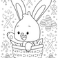 Happy Easter Colouring Book